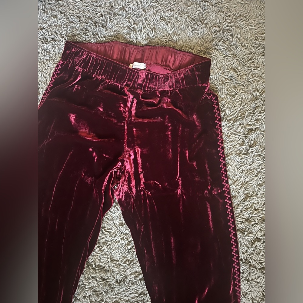 SOLD Johnny Was Aurora Velvet Jogger Pants - Picture 5 of 8
